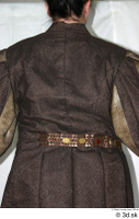  Photos Medieval Woman in brown dress 1 brown dress historical Clothing medieval upper body 0009.jpg